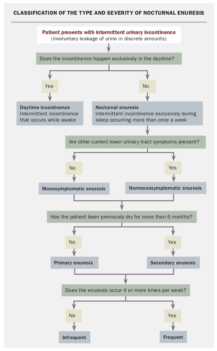 Nocturnal enuresis in children. When to treat, when to refer Medicine